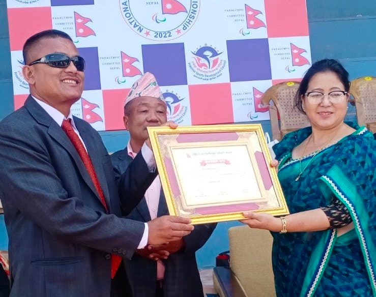 पारा ओलम्पियन सम्मानित