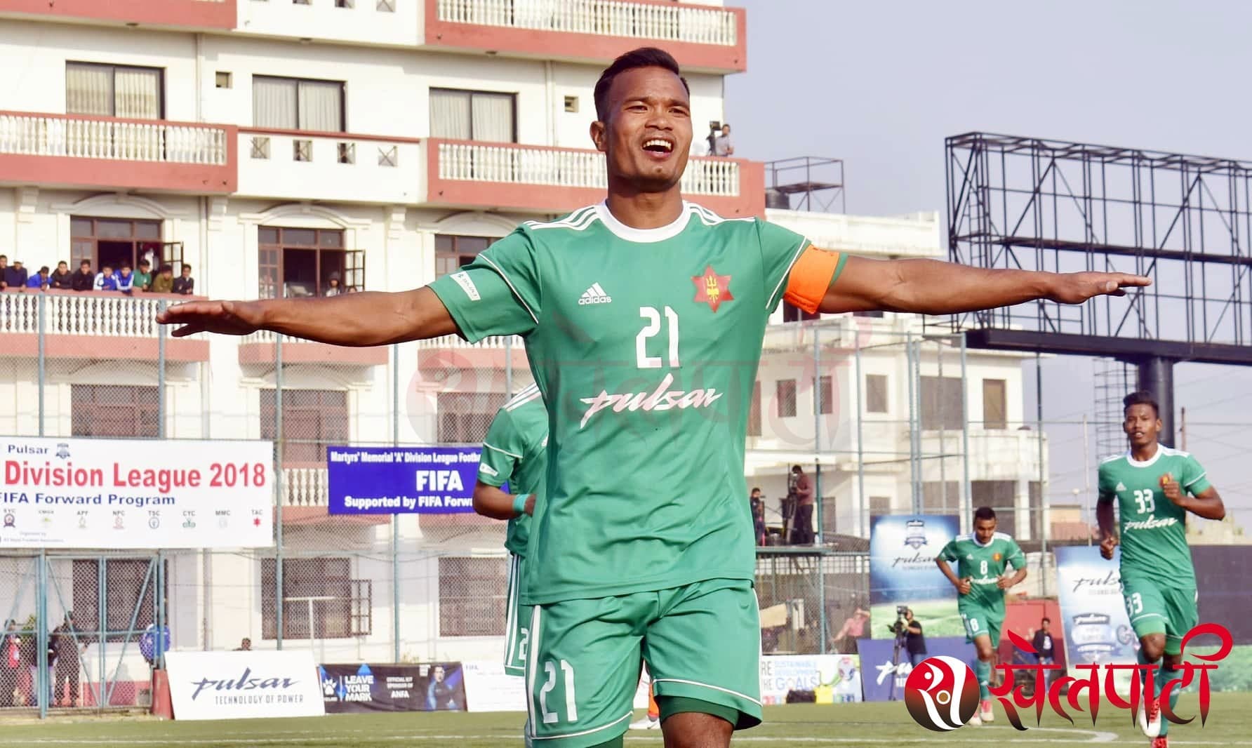 आर्मीको सहज जित, मछिन्द्रलाई ऋण अंक