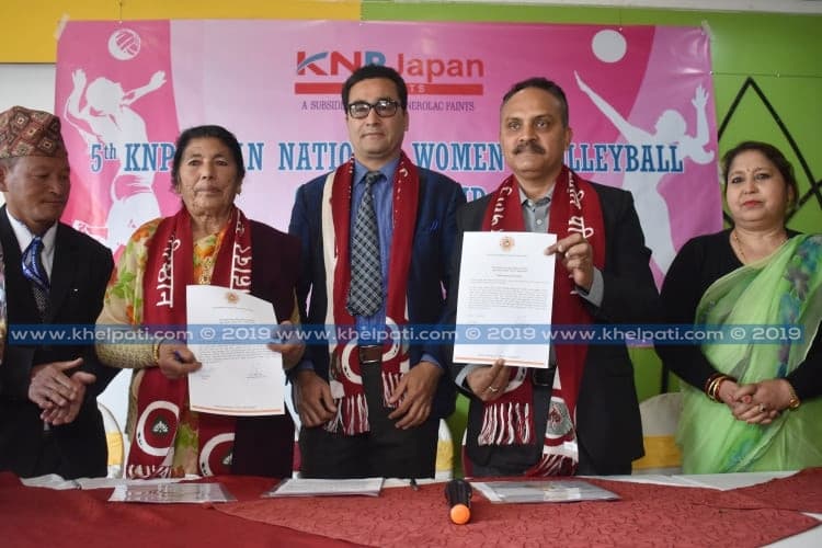 पाँचौ केएनपी राष्ट्रिय महिला भलिबल वैशाखमा