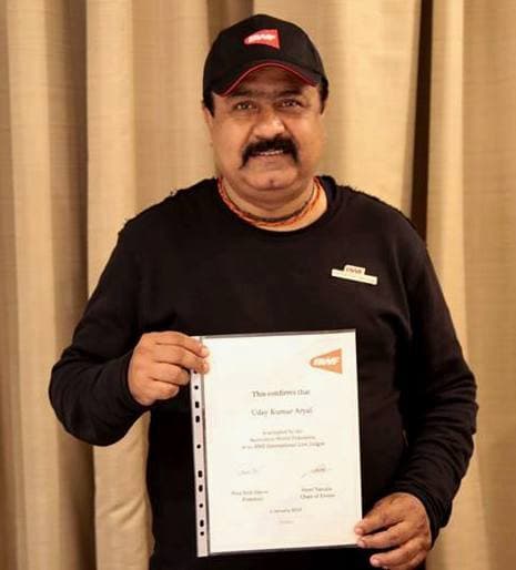 अर्याललाई अन्तराष्ट्रिय लाईन जजको मान्यता