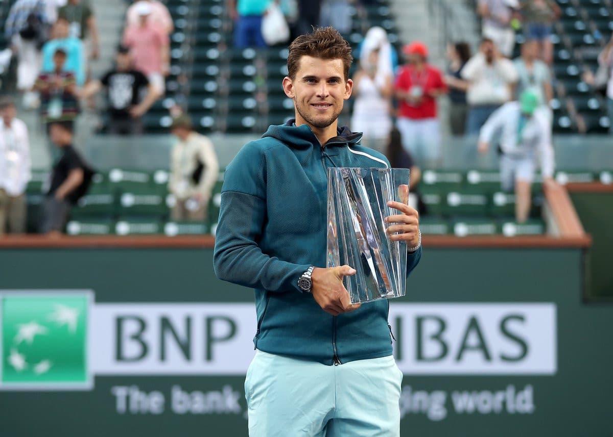 फेडेररलाई हराउँदै डोमिनिकले जिते इण्डियन वेल्सको उपाधि