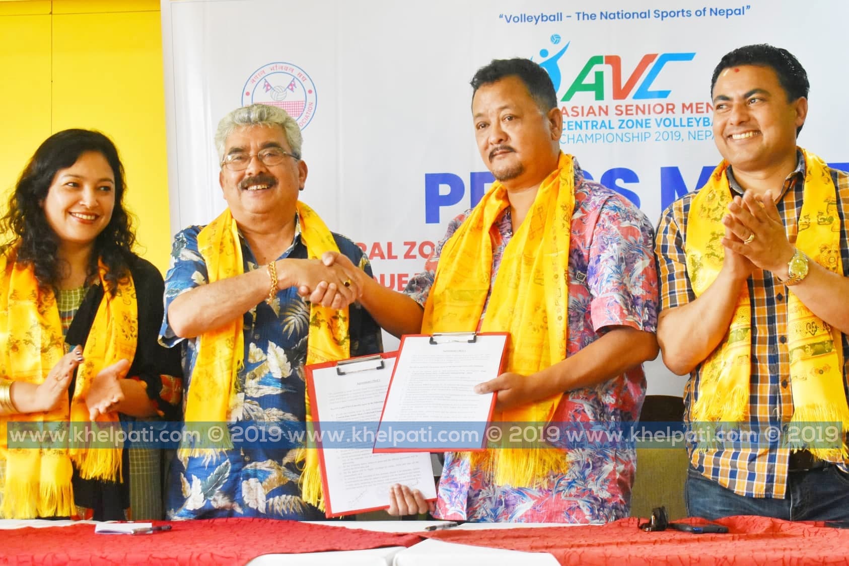 एभिसी सेन्ट्रल जोन भलिबल साउन अन्तिम साताबाट