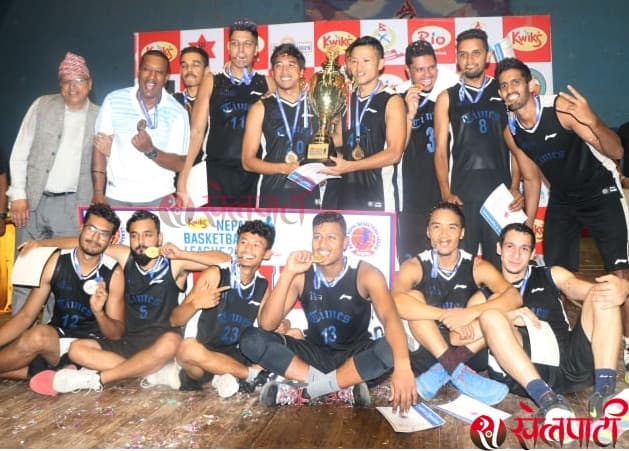 टाईम्स नेपाल बास्केटबल लिग च्याम्पियन
