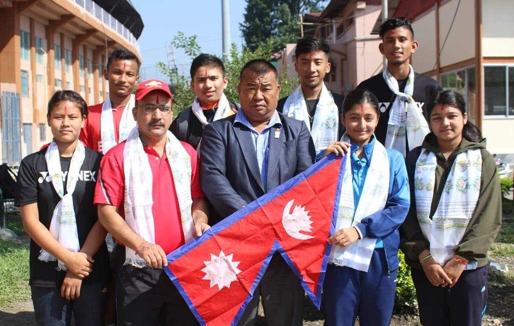 इन्डिया जुनियर ब्याडमिन्टनमा ७ खेलाडी