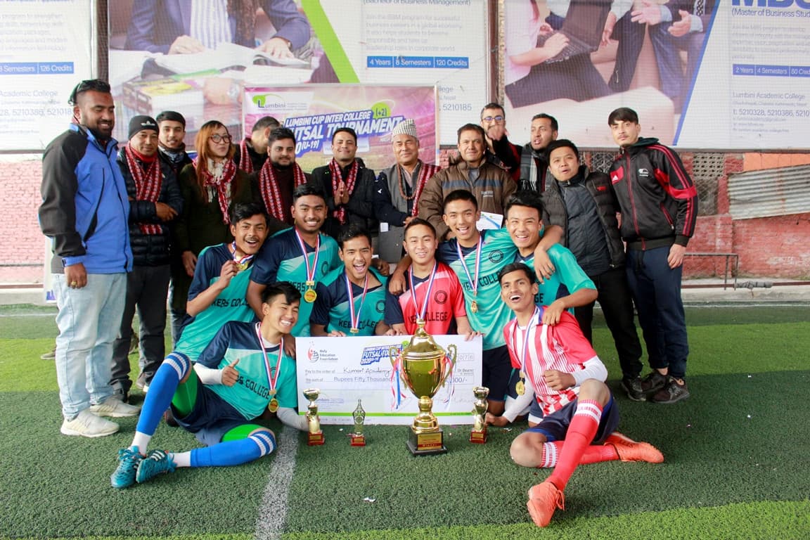 केब्स कलेजलाई लुम्बिनी फुटसलको उपाधि