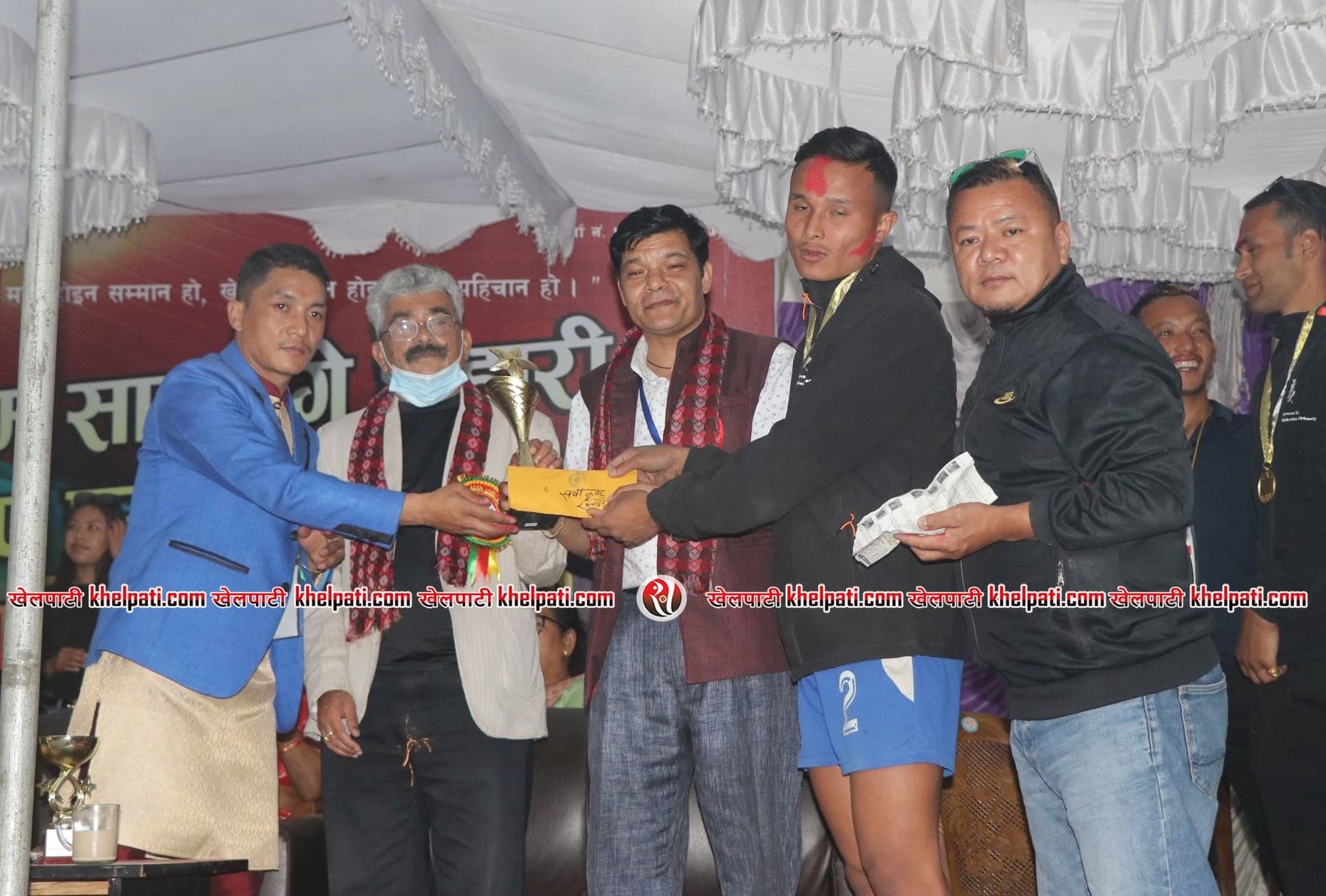 मिलन साराङ्गे छहारी कप भलिबलमा सर्वोत्कृष्ट