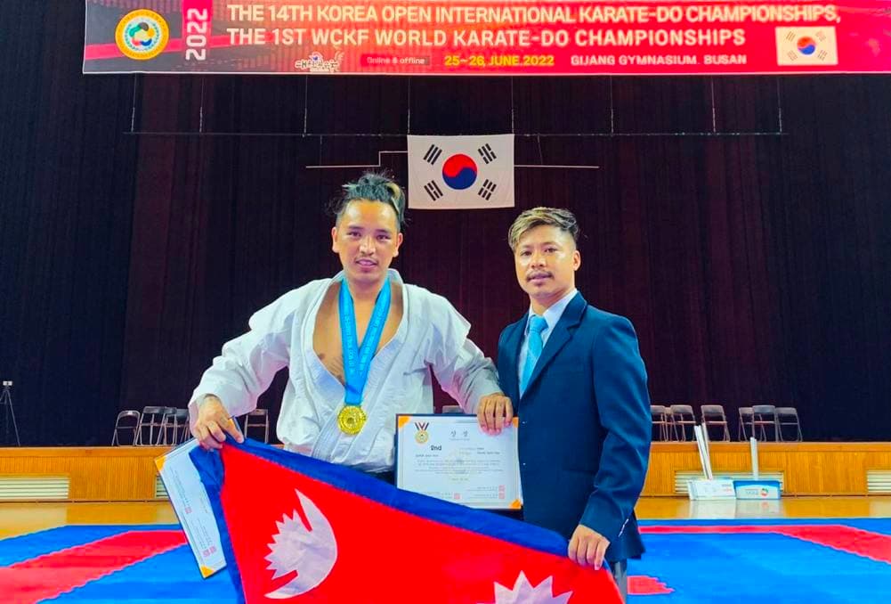 कोरियामा जमनलाई २ पदक