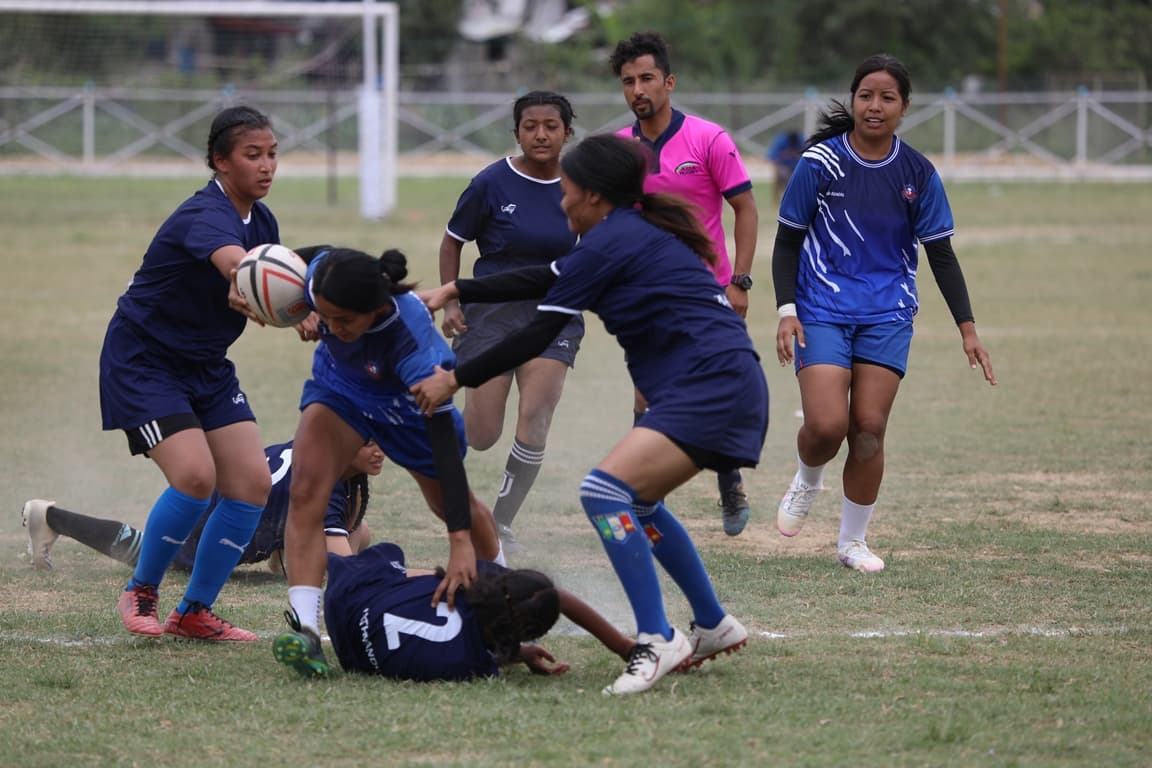 रग्बीमा मकवानपुरको दुवै टोली फाइनलमा