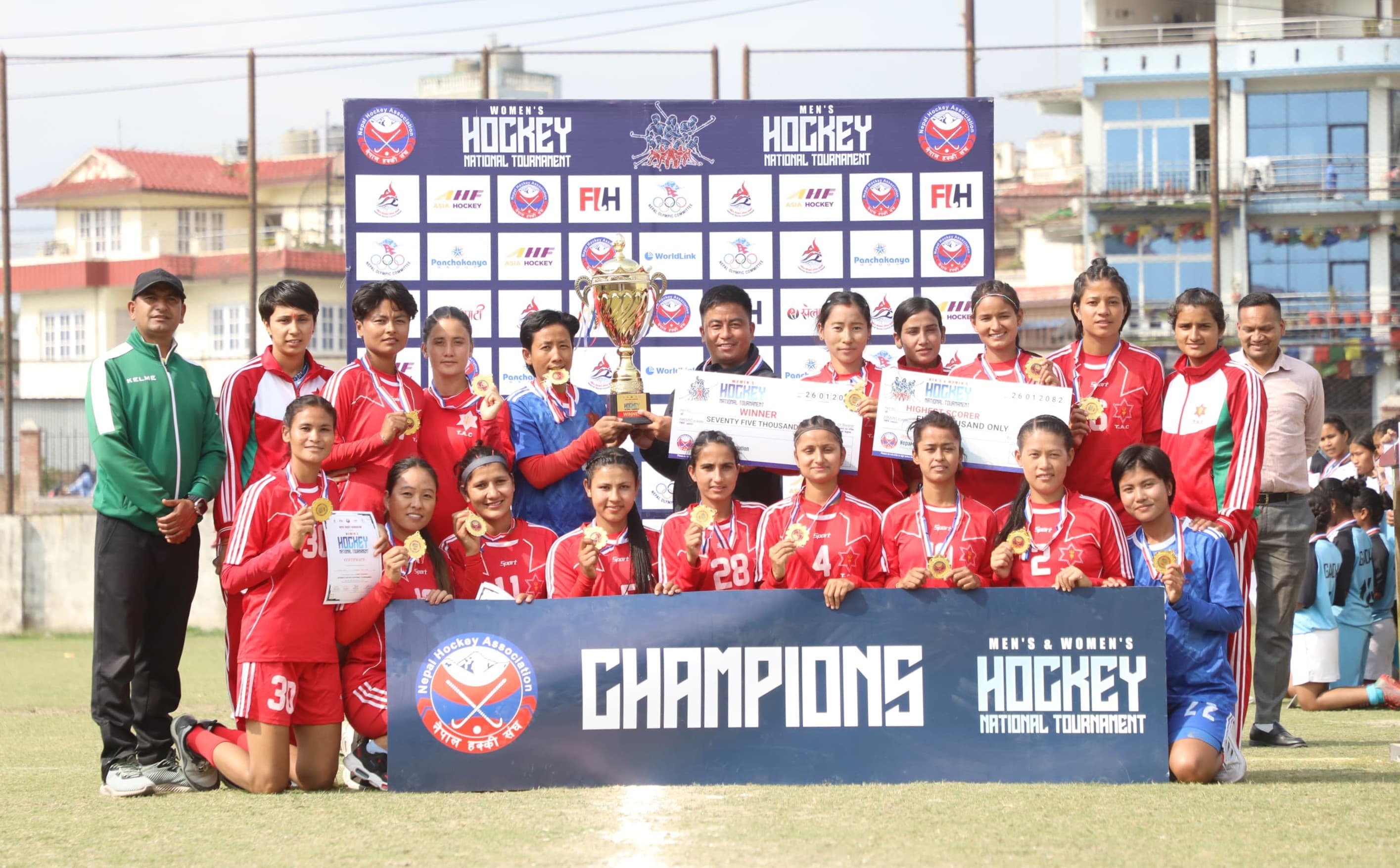 राष्ट्रिय महिला हक्कीमा आर्मी च्याम्पियन