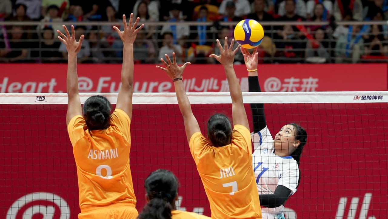 महिला भलिबलमा भारतसँग नेपालको हार