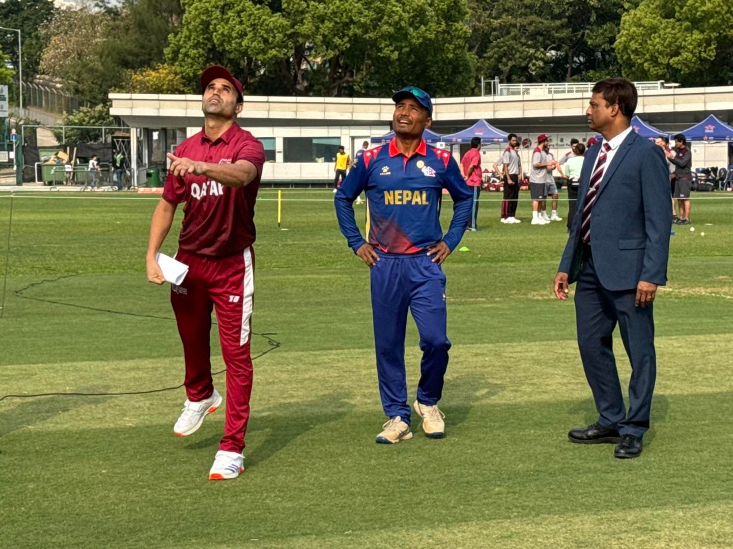 कतारविरुद्ध फिल्डिङमा नेपाल