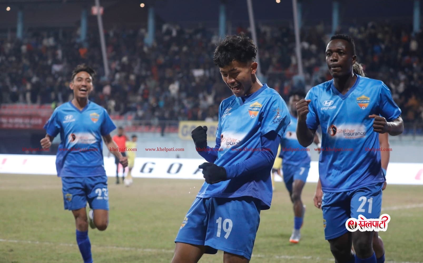 पहिलो हाफमा पोखरा थन्डर्सको अग्रता