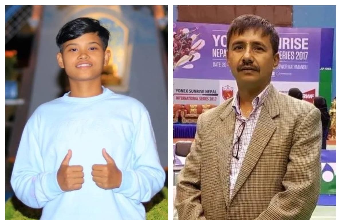 ब्याडमिन्टनकी एलिनाको उपचारमा राजु बास्तोलाको सहयोग