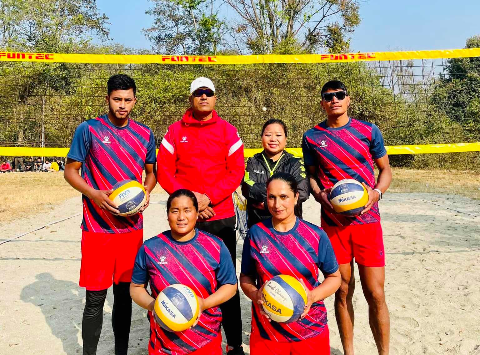 सीएभीए बिच भलिबलका लागि नेपालको टिम घोषणा