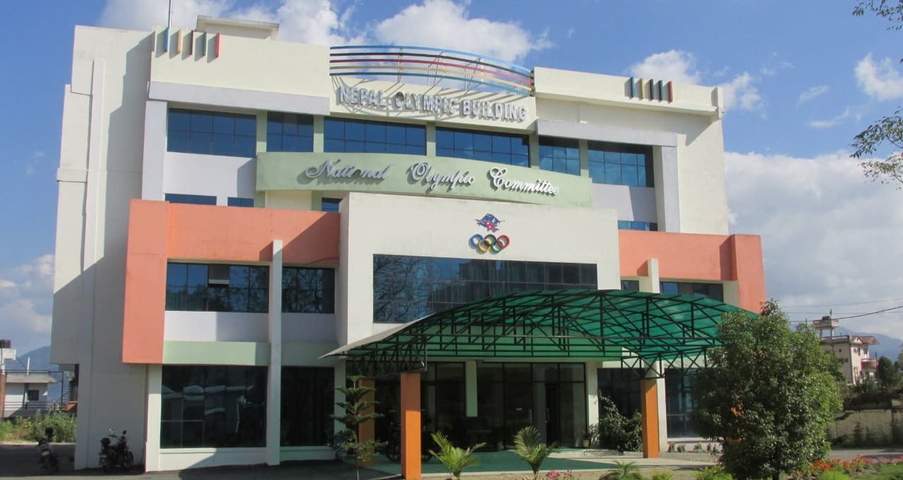 ओलम्पिक भवनबाट तदर्थ कमिटीको पत्रकार सम्मेलन  