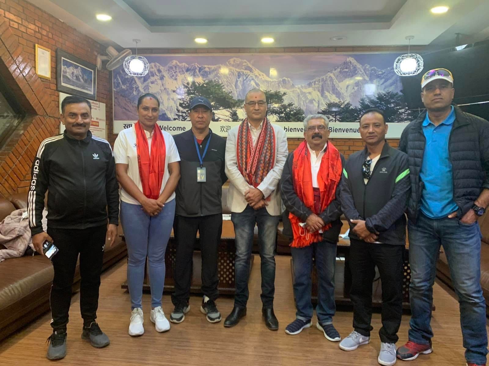 भलिबल संघका अध्यक्ष चन्द र कोपिला नेदरल्यान्ड्स प्रस्थान