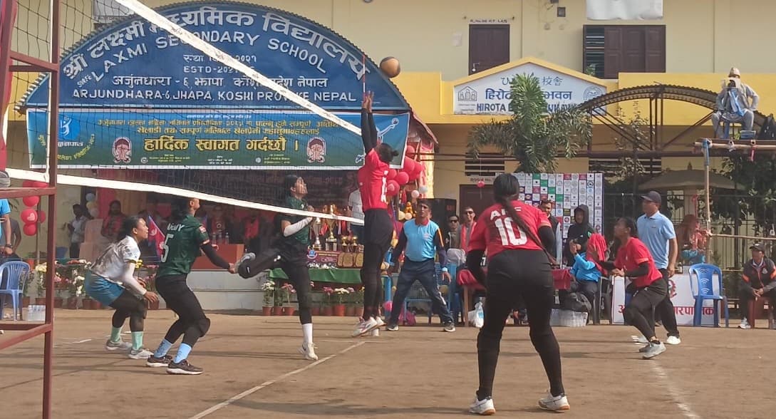 अर्जुनधारा महिला भलिबलमा एपिएफको दोस्रो जित