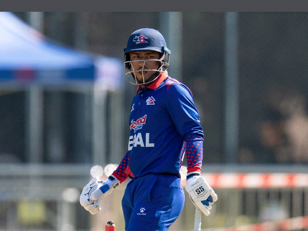 सन्दीपको अर्धशतक