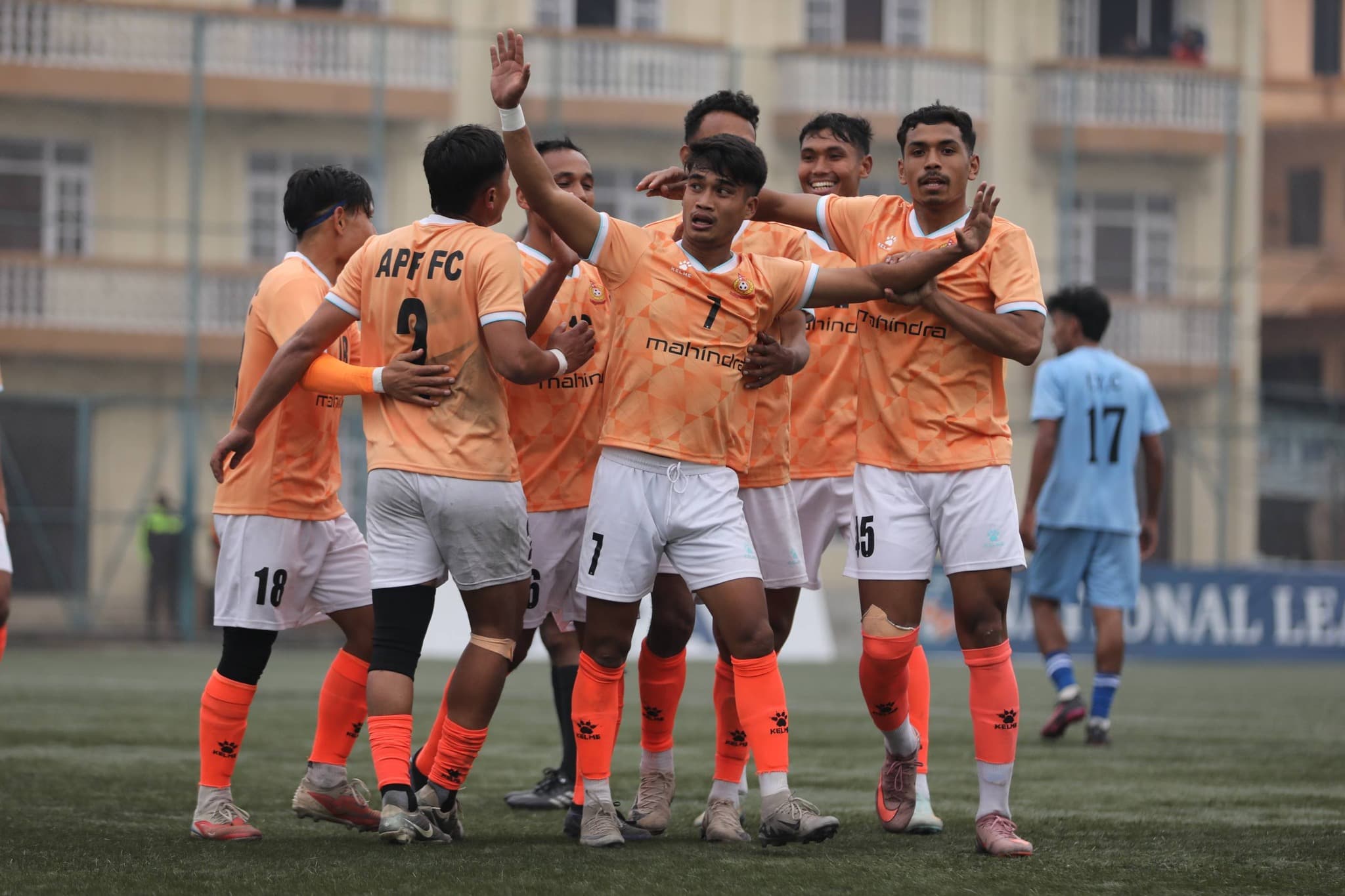 समीरको २ गोलसँगै एपीएफ शीर्षस्थानमा 