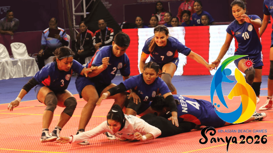 एसियन बिच गेम्समा नेपालले कबड्डी र कुस्तीमा मात्रै सहभागिता जनाउने