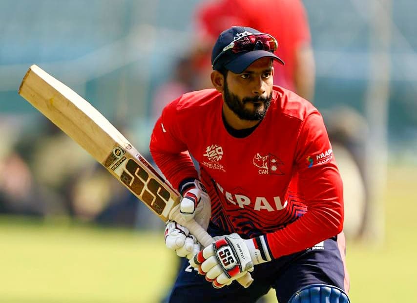 वेस्ट ईन्डिजसँग भिड्दै नेपाल