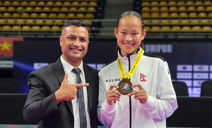 एरिकाले जितिन् ऐतिहासिक स्वर्ण पदक