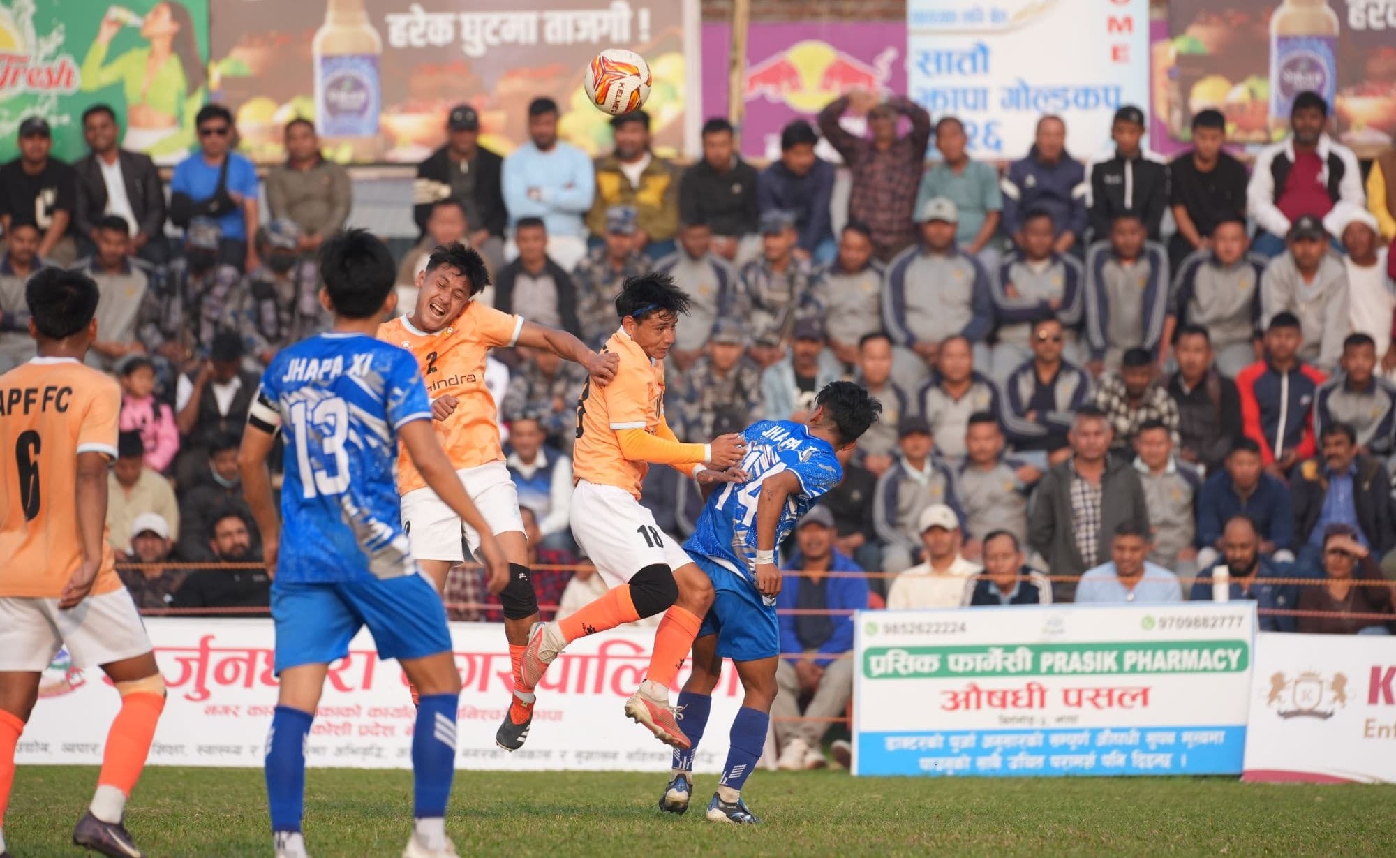 झापा ११ लाई हराउँदै एपीएफ फाइनलमा