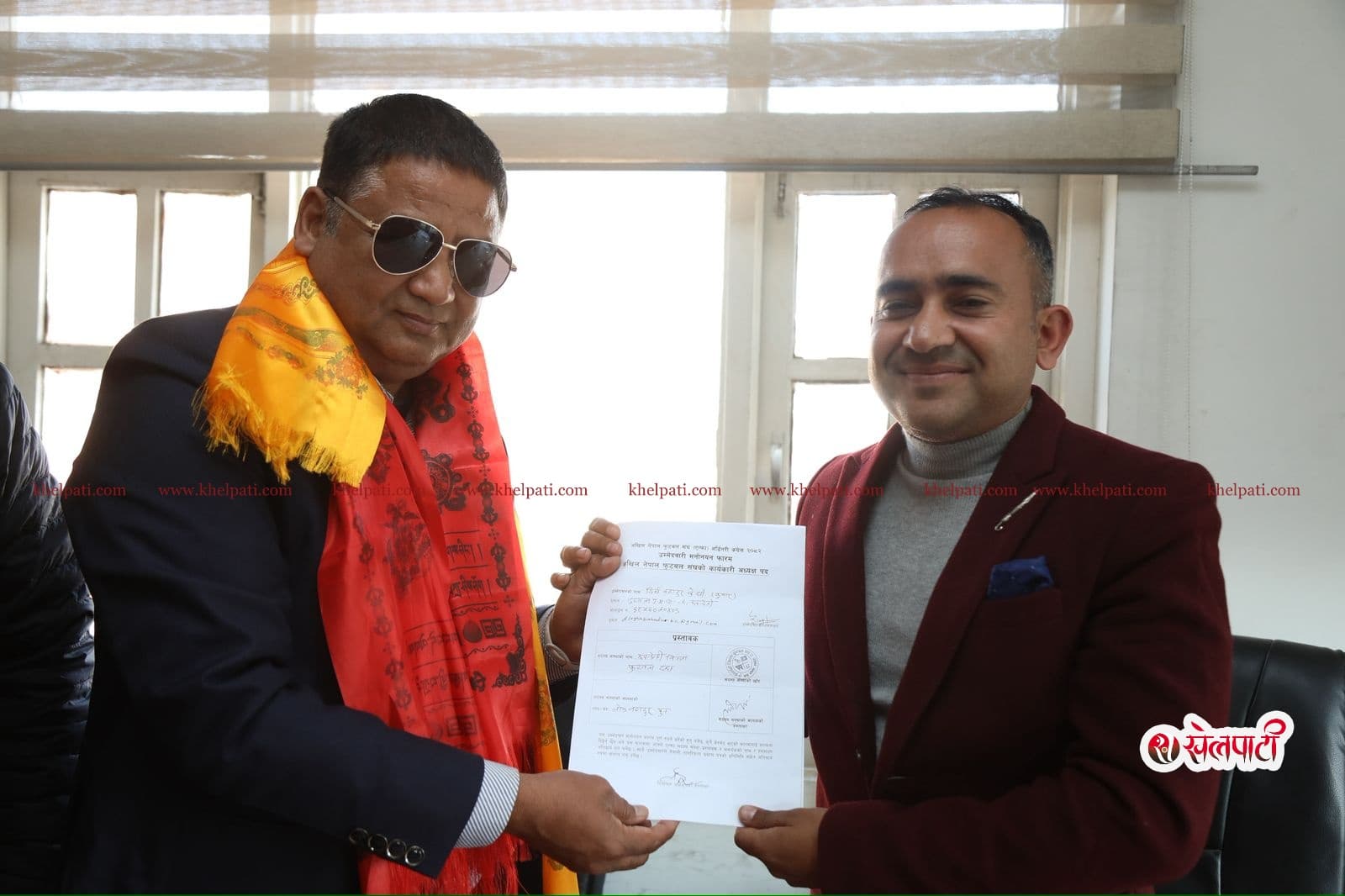 एन्फा अध्यक्षमा कुमारको उम्मेदवारी दर्ता 