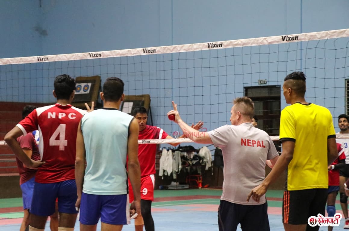 काभा पुरुष भलिबलका लागि १८ खेलाडी छनोट 