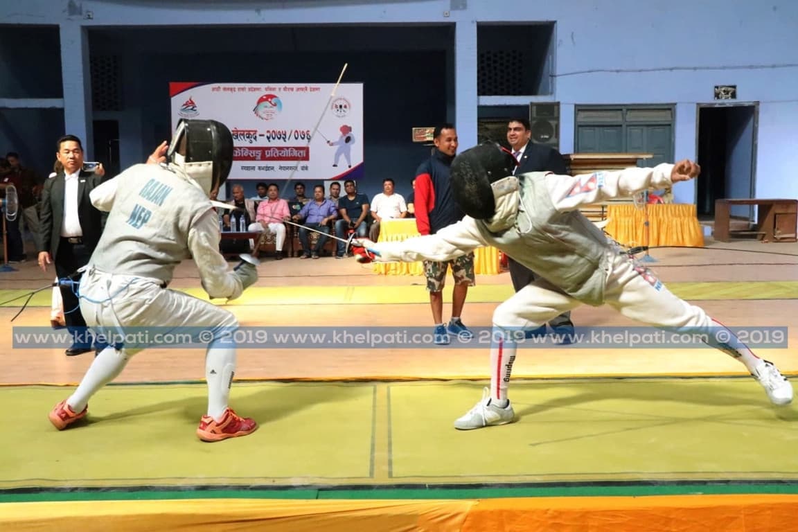 आठौंको फेन्सिङमा प्रदेश ३ लाई एक स्वर्ण