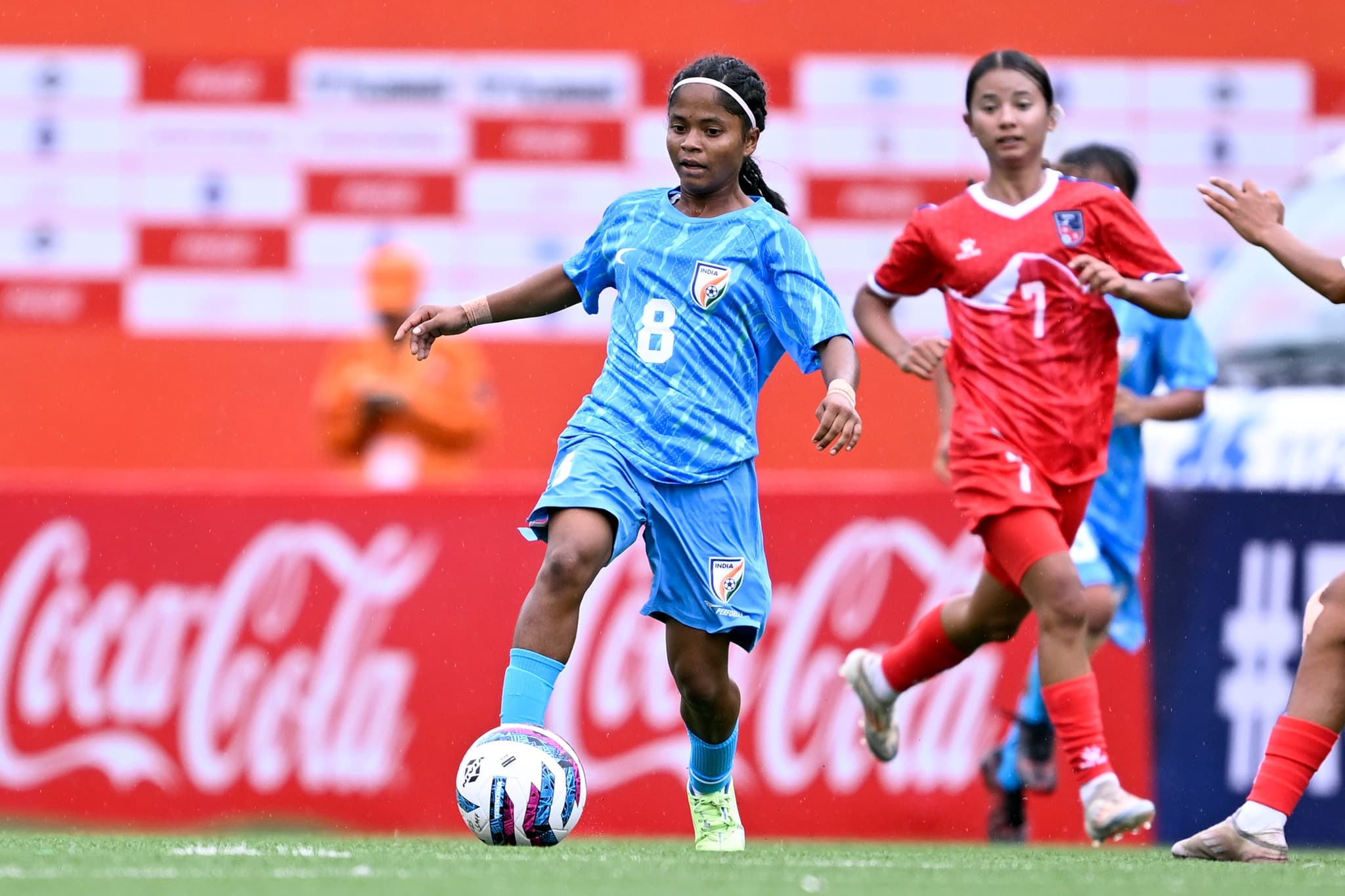 नेपाललाई गोलको भारी बोकाउँदै भारतले जित्यो साफ