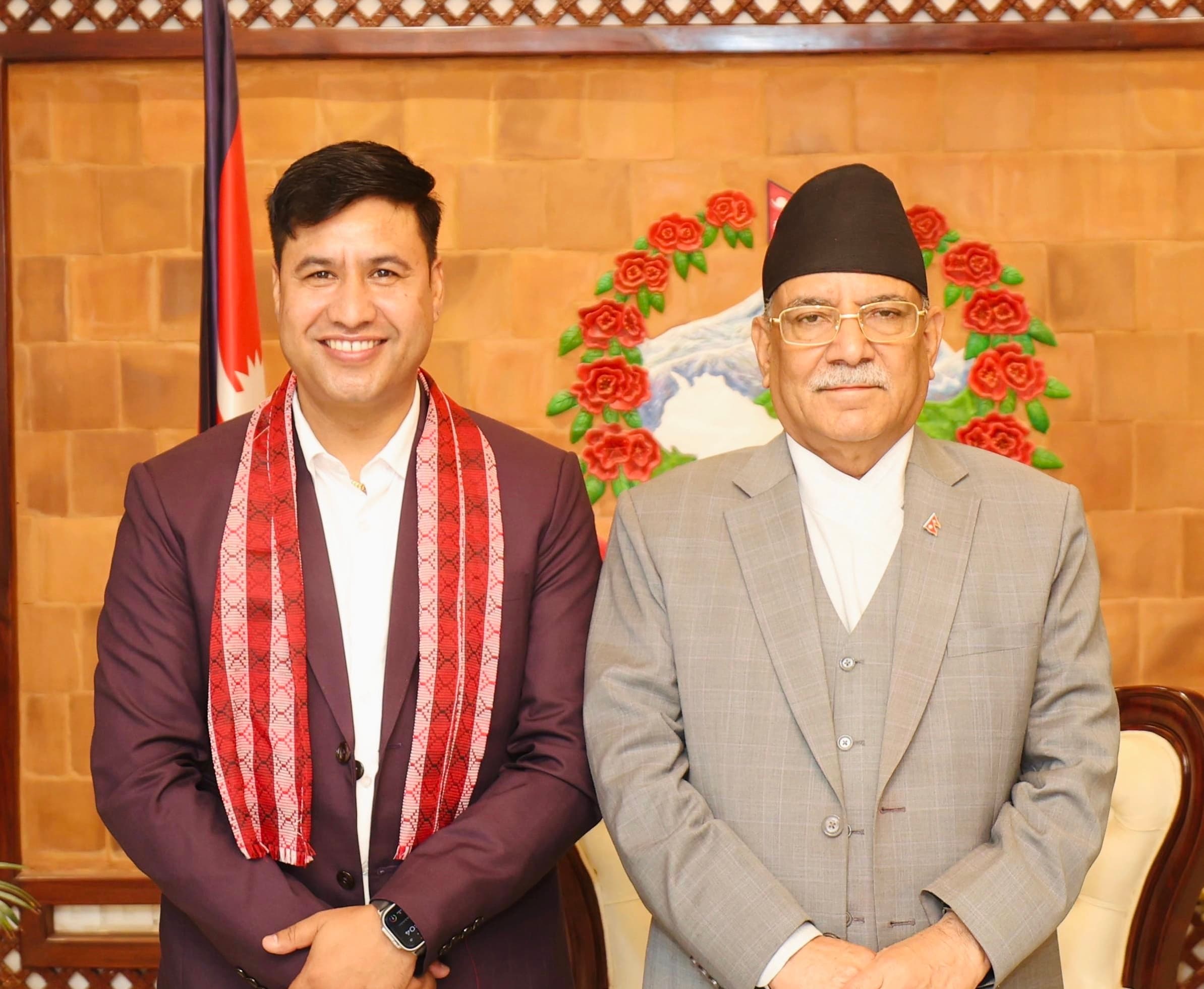 ओलम्पिक टर्च र्यालीमा राजकुमार