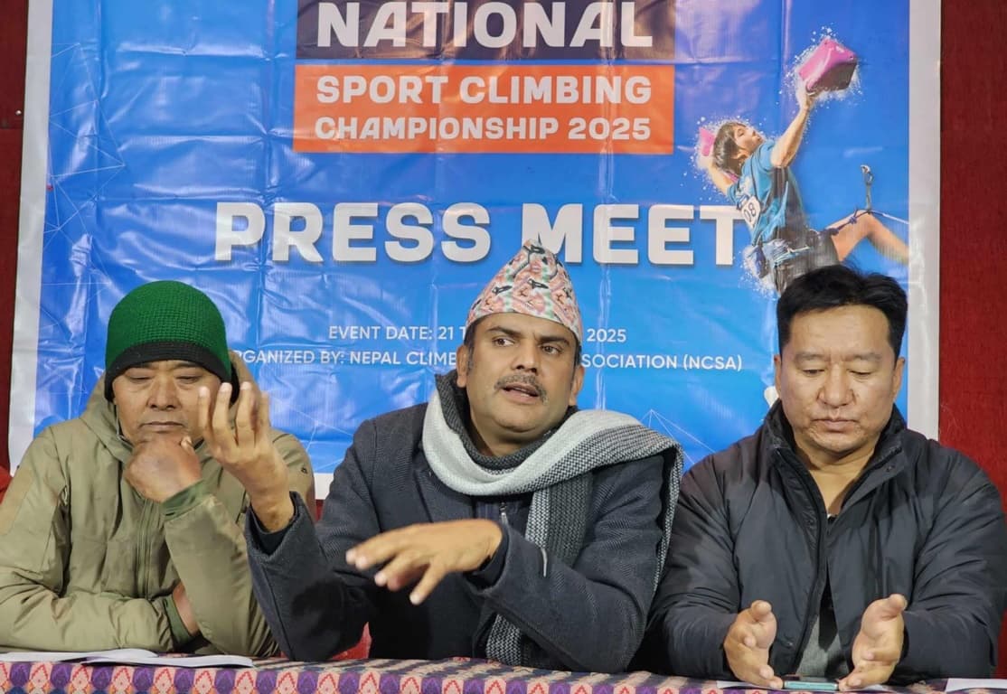 राष्ट्रिय स्पोर्ट्स क्लाईम्बिङ चैतमा