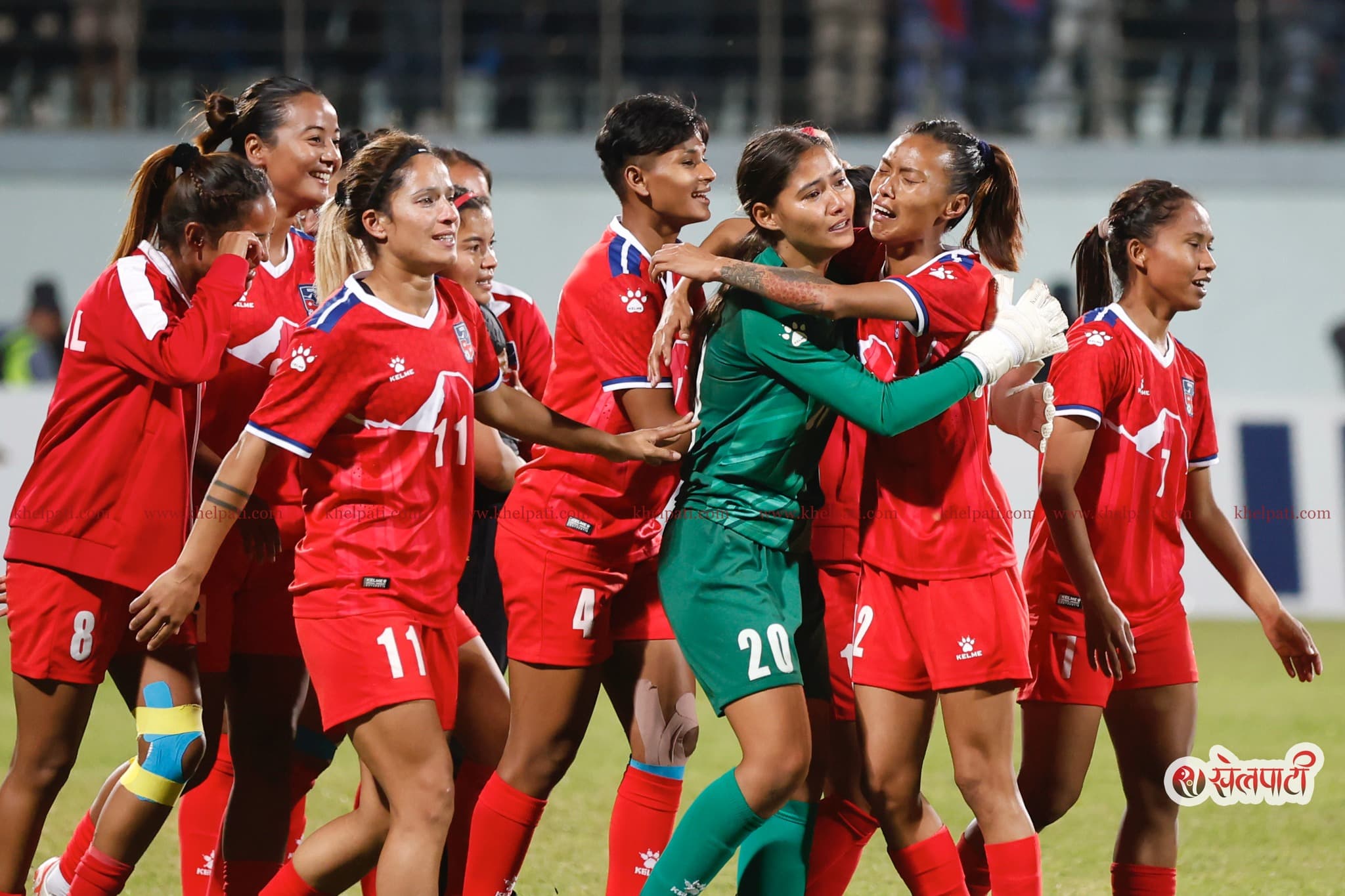 साम्बाको गोलमा नेपाललाई अग्रता