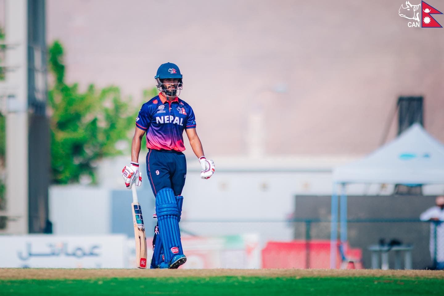 आसिफको अर्धशतकमा यूएईलाई सामान्य लक्ष्य