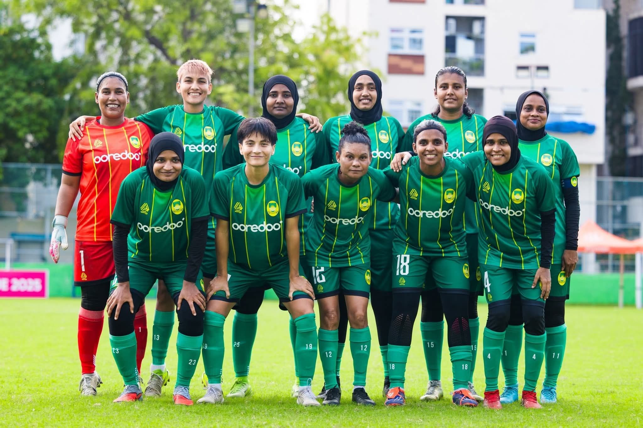 माल्दिभ्सको लिगको डेब्यु खेलमै रेखाको २ गोल