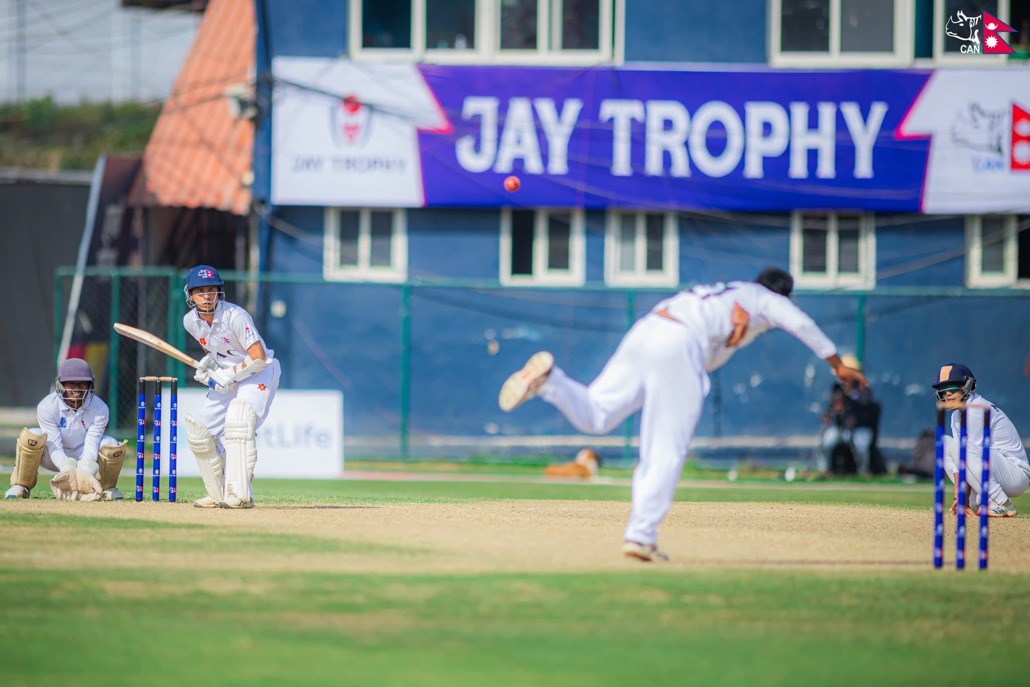 जय ट्रफीमा भीमको अर्धशतक