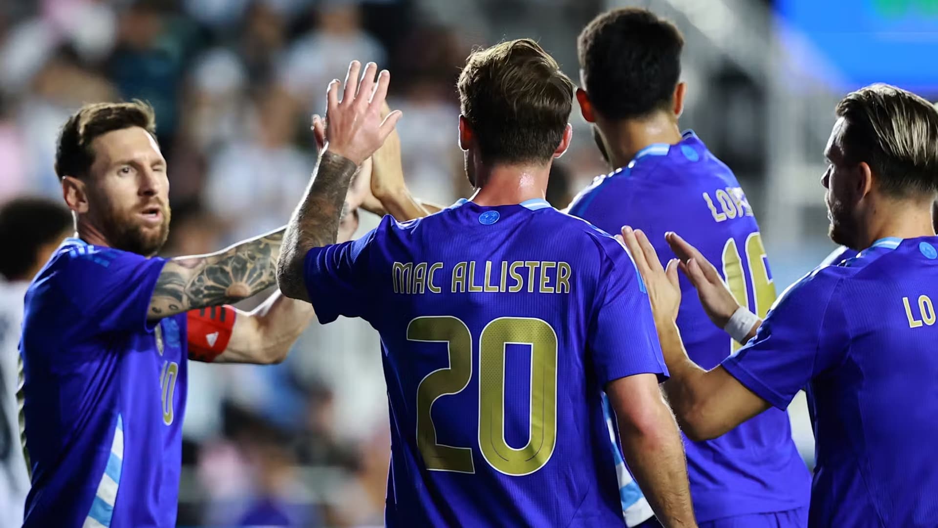 १५५औं वरीयताको देशमाथि अर्जेन्टिनाको ६ गोल