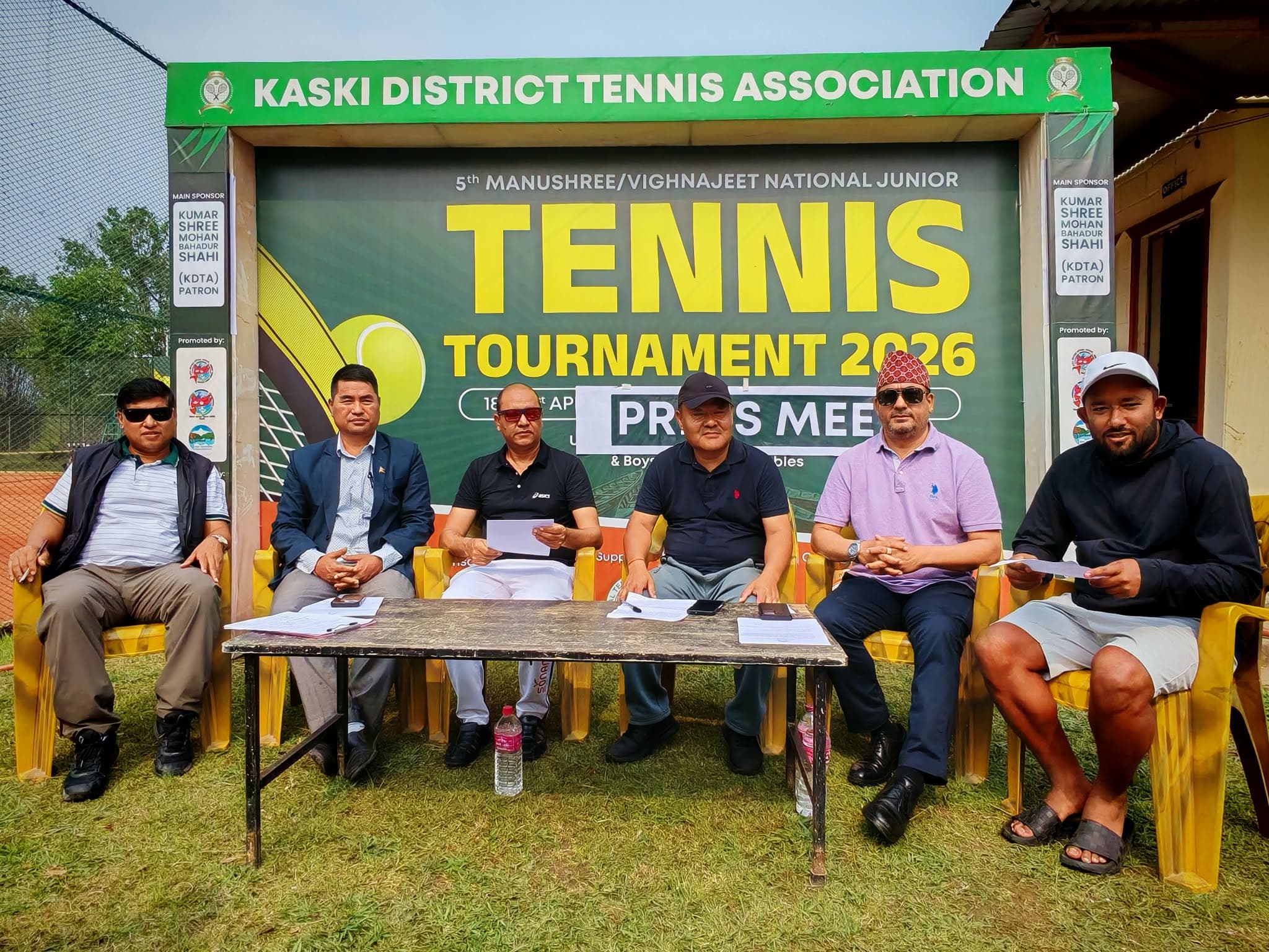 पाँचौँ मनुश्री–भिग्नजित जुनियर टेनिस शनिबारदेखि