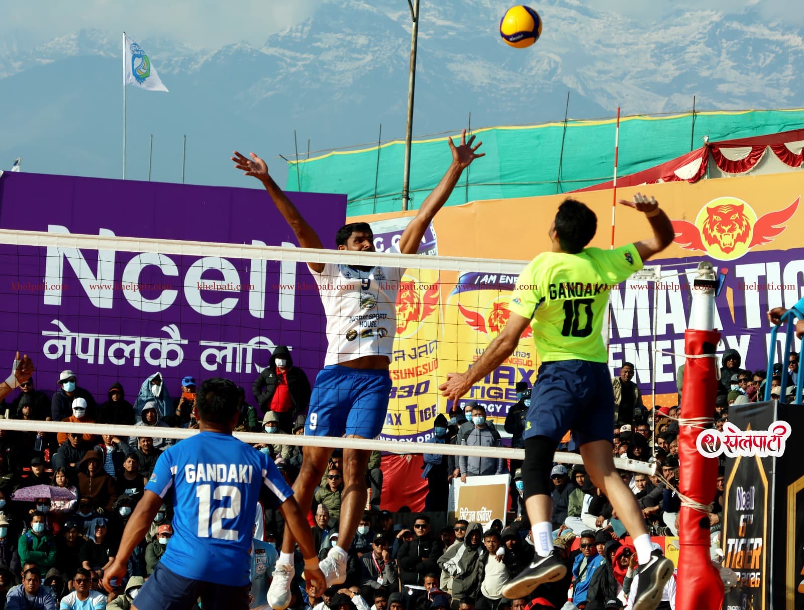 टाइगर कपको उपाधिका लागि गण्डकी र पर्वत भलिबल भिड्ने