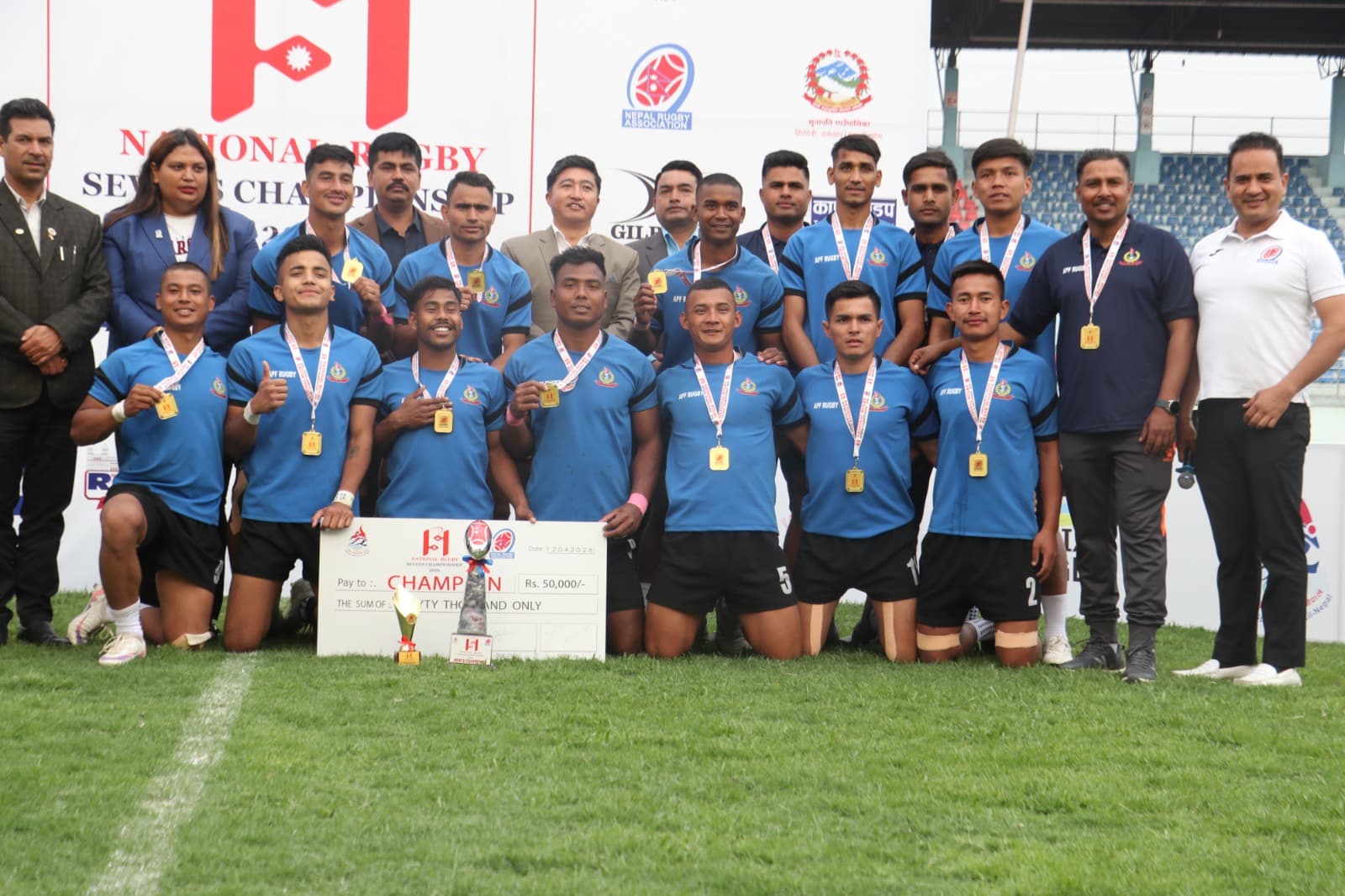 पुरुषतर्फ एपीएफ र महिलातर्फ आर्मी च्याम्पियन