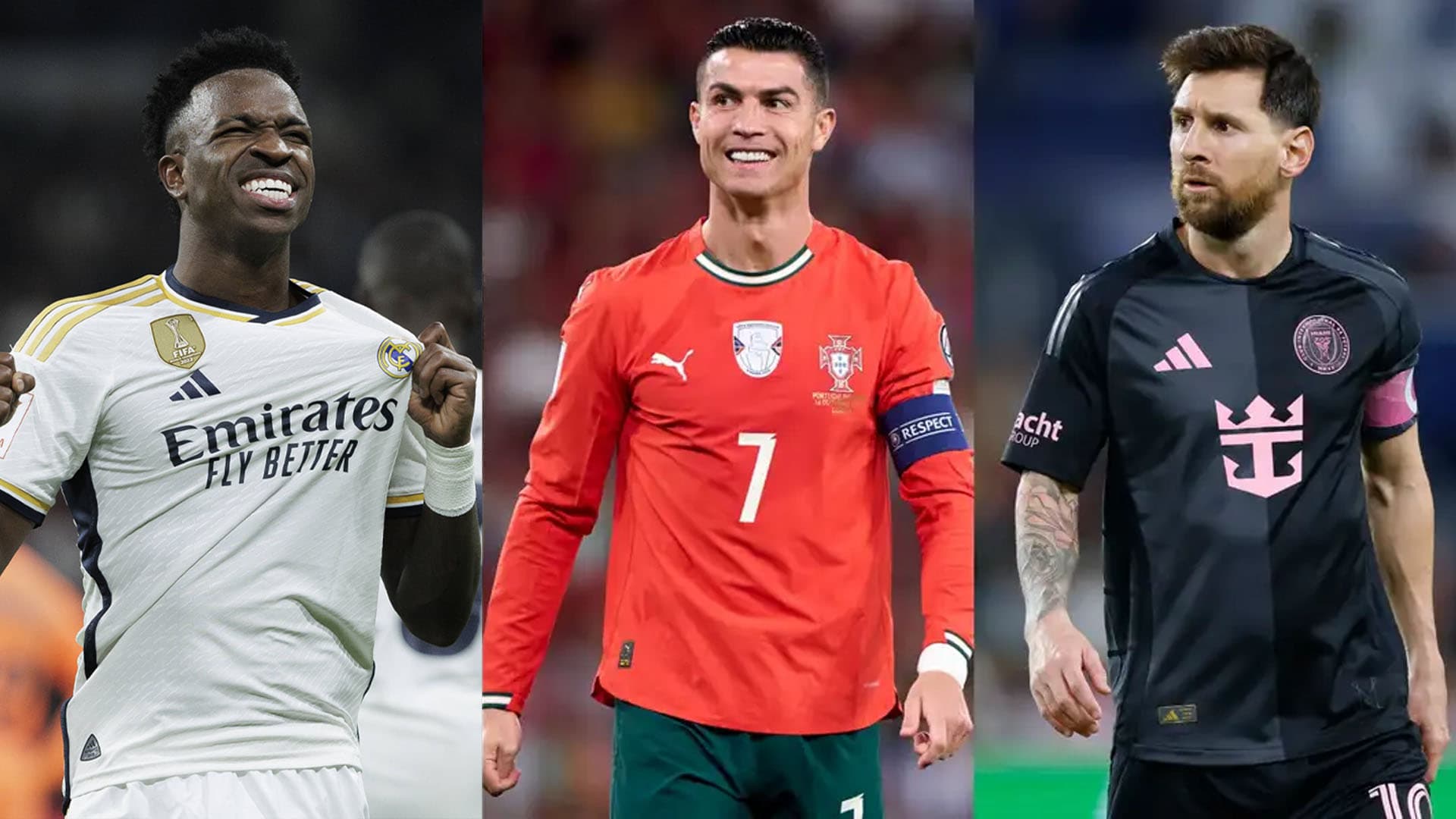 भिनिसियस र मेसीलाई पनि पछाडि पार्दै फेरि शीर्ष स्थानमा रोनाल्डो